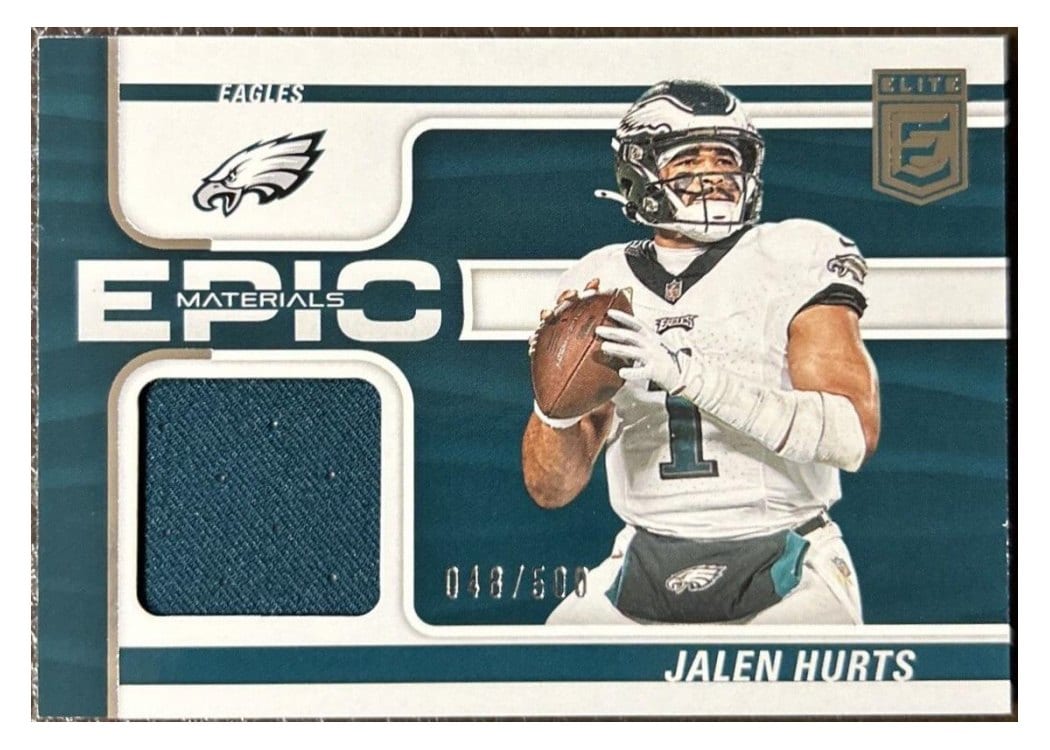 2024 Donruss Elite Epic Materials Jalen Hurts #EMA-JHU card