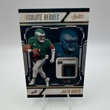2024 Panini Absolute Absolute Heroes Memorabilia Jalen Hurts #AHM-JHS card