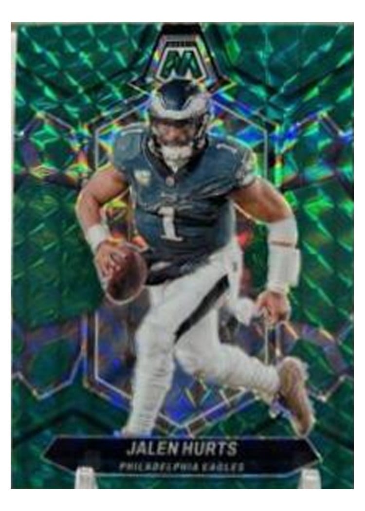 2024 Panini Mosaic Base Set Jalen Hurts Green #176 card