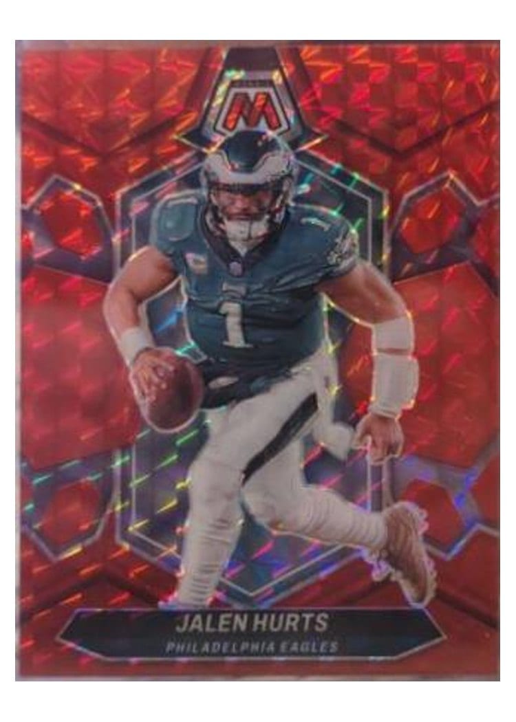 2024 Panini Mosaic Base Set Jalen Hurts Red #176 card