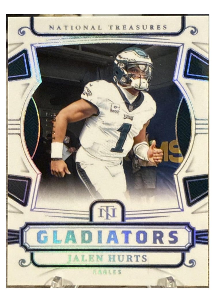 2024 Panini National Treasures Gladiators Jalen Hurts #1 card