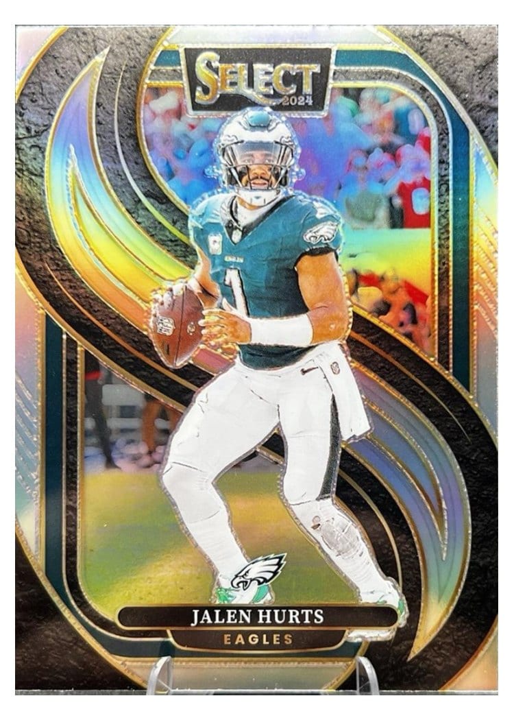 2024 Panini Select Jalen Hurts Silver Prizm #165 card