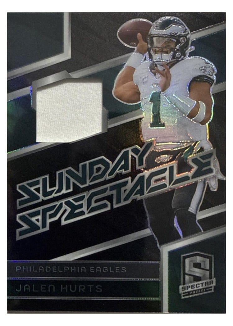 2024 Panini Spectra Sunday Spectacle Relics Jalen Hurts #SS-HHS card