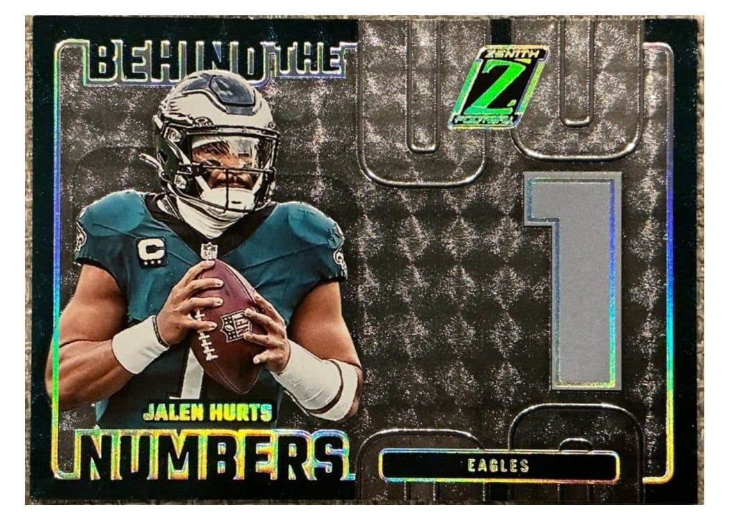 2024 Panini Zenith Behind The Numbers Jalen Hurts #11 card
