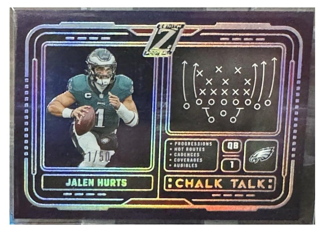 2024 Panini Zenith Chalk Talk Jalen Hurts #11 card