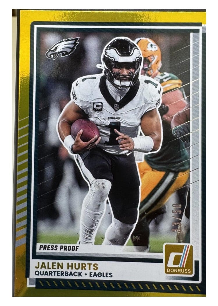 2025 Panini Donruss Jalen Hurts #16 card