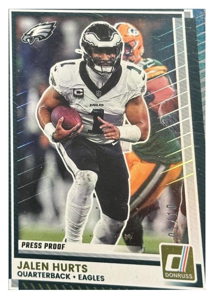 2025 Panini Donruss Jalen Hurts #16 card