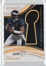 2025 Panini Immaculate Championship Memorabilia Jalen Hurts #1