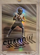 2025 Topps Chrome Shadow Etch Jalen Hurts #SE-5 card