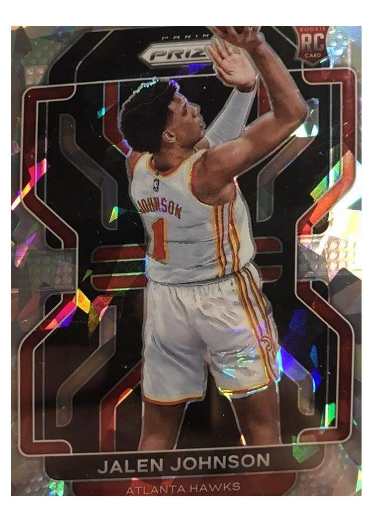 2021-22 Panini Prizm Base Set Jalen Johnson #305 card