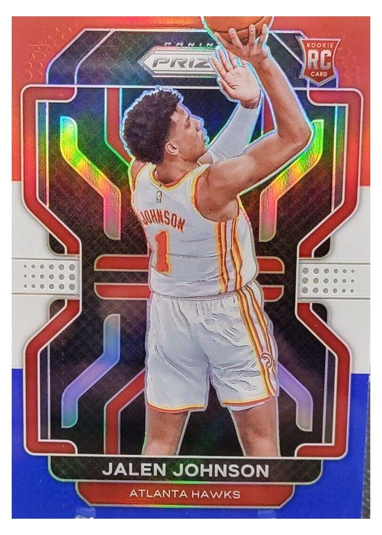 2021-22 Panini Prizm Base Set Jalen Johnson #305 card