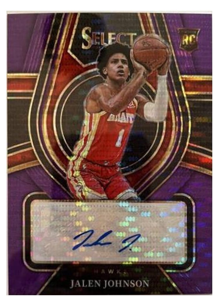 2021-22 Panini Select Base Set Jalen Johnson #200 card