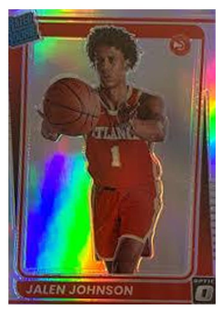 2021 Panini Donruss Optic Jalen Johnson #181 card