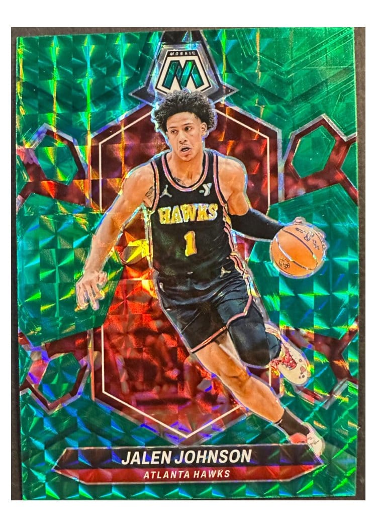 2023-24 Panini Mosaic Base Set Jalen Johnson #9 card
