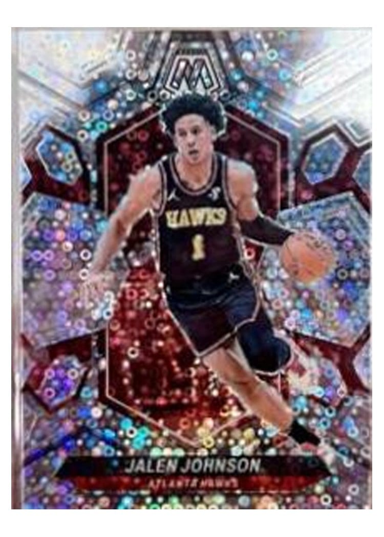2023-24 Panini Mosaic Base Set Jalen Johnson #9 card