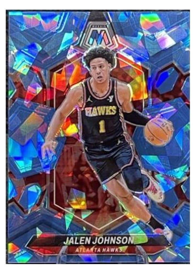 2023-24 Panini Mosaic Base Set Jalen Johnson #9 card
