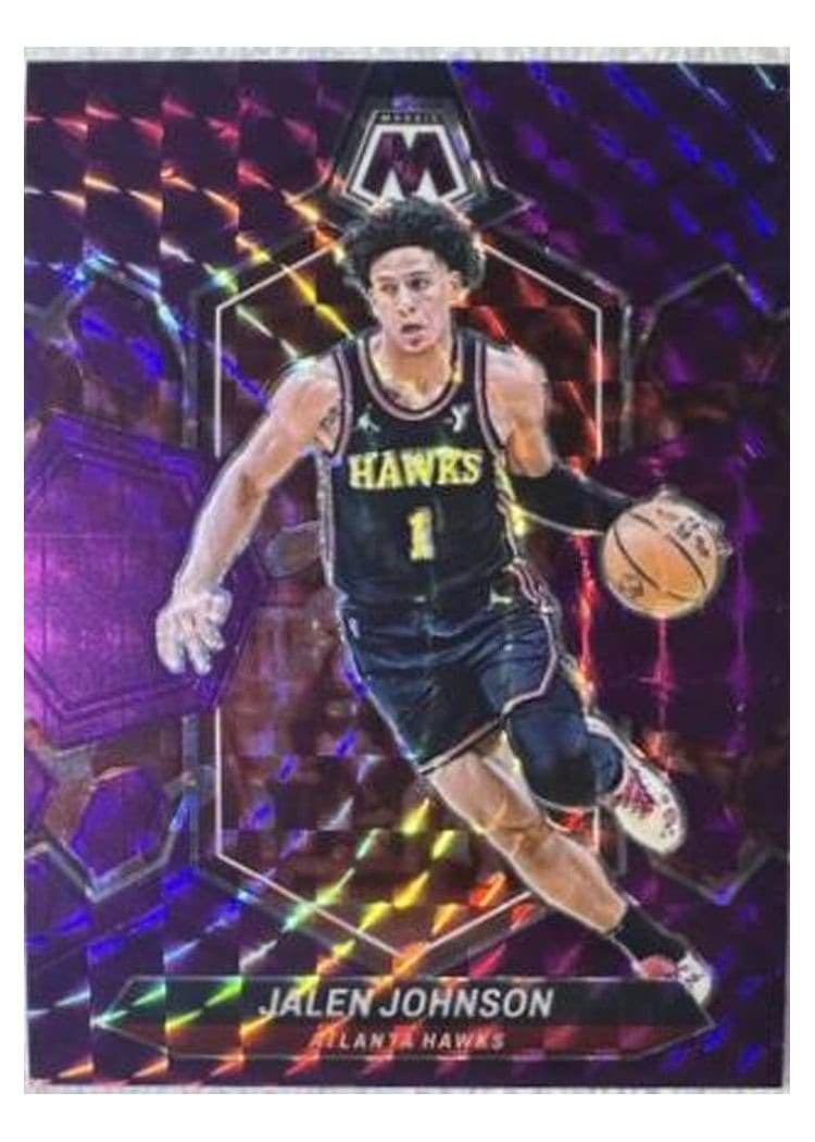 2023-24 Panini Mosaic Base Set Jalen Johnson #9 card