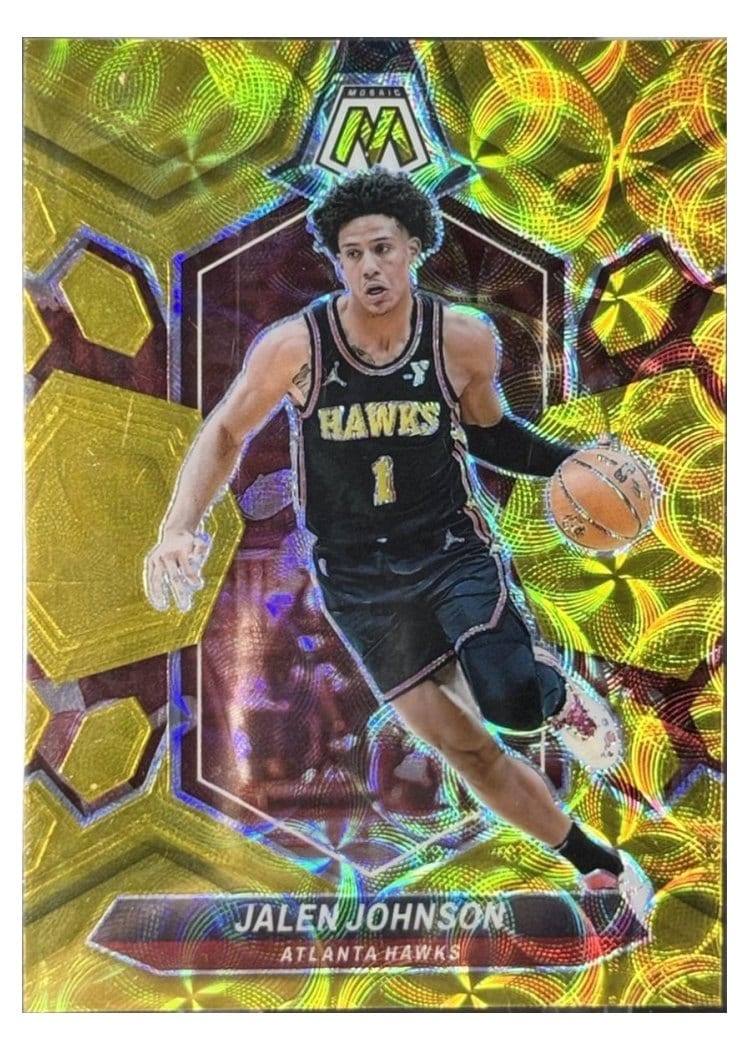 2023-24 Panini Mosaic Base Set Jalen Johnson #9 card