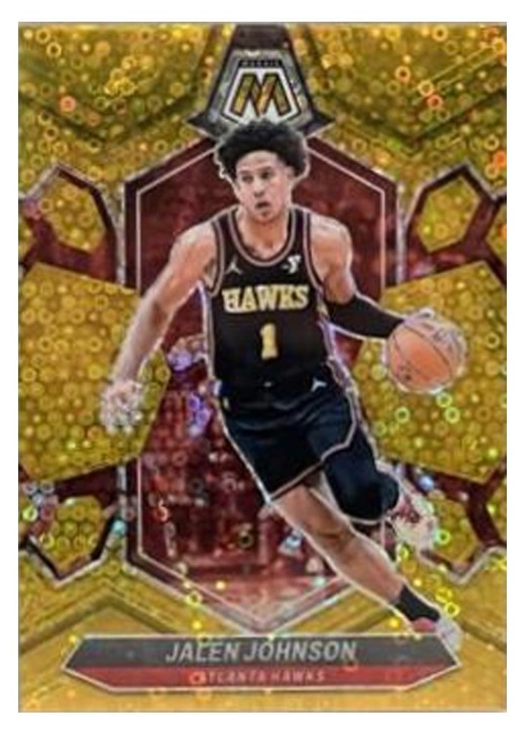 2023-24 Panini Mosaic Base Set Jalen Johnson #9 card