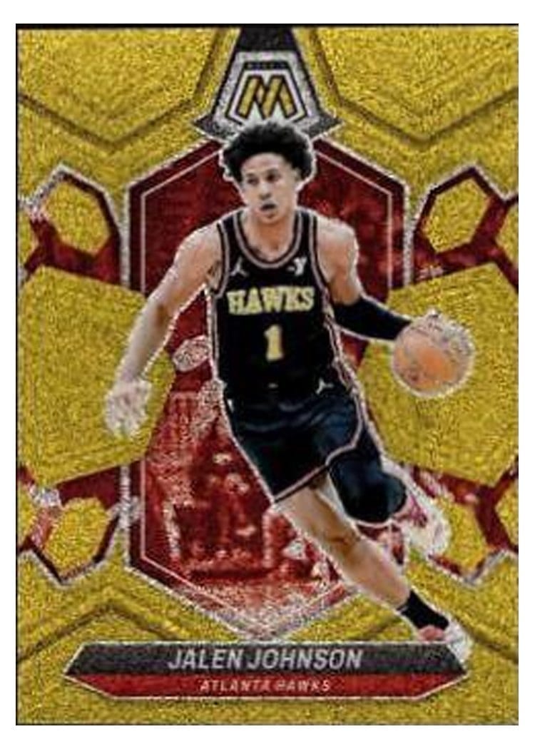 2023-24 Panini Mosaic Base Set Jalen Johnson #9 card