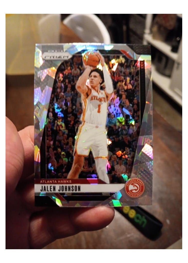 2024-25 Panini Prizm Base Set Jalen Johnson #120 card
