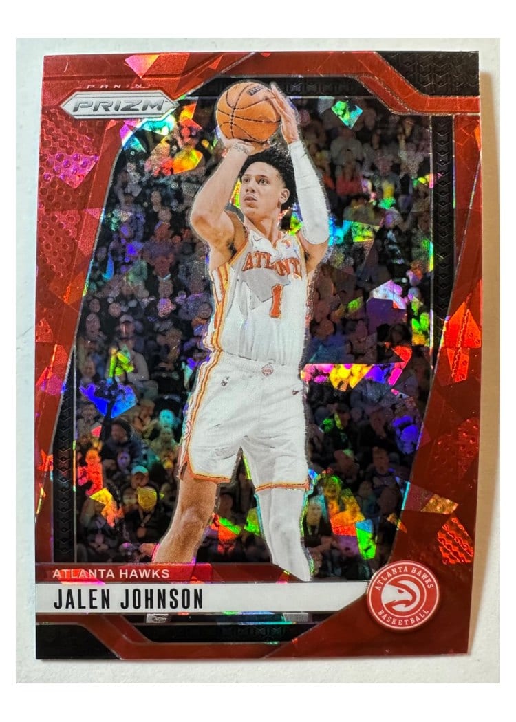 2024-25 Panini Prizm Base Set Jalen Johnson #120 card