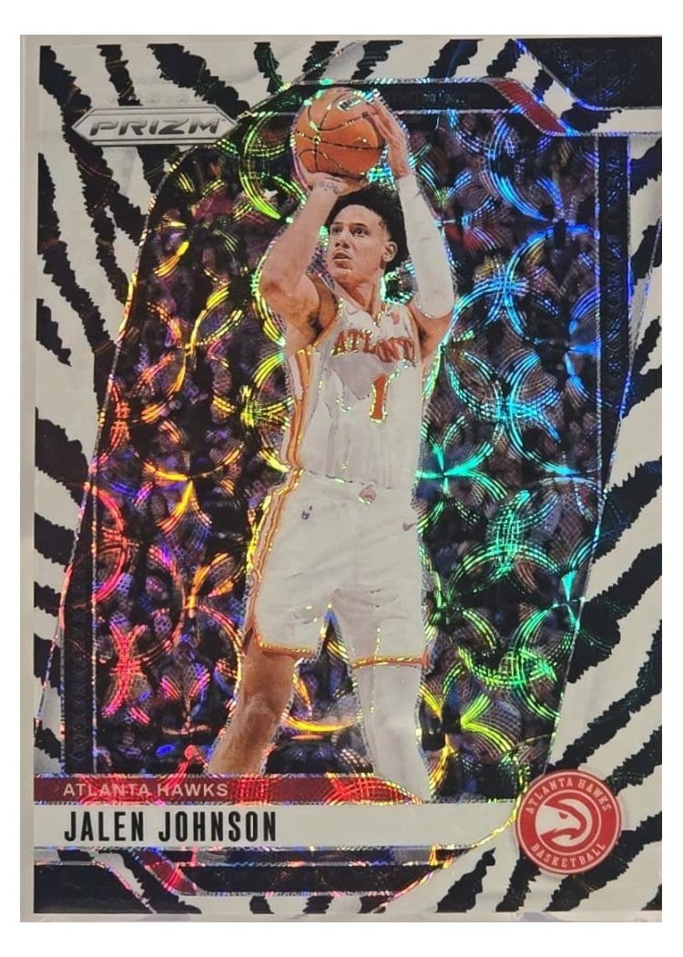 2024-25 Panini Prizm Base Set Jalen Johnson #120 card