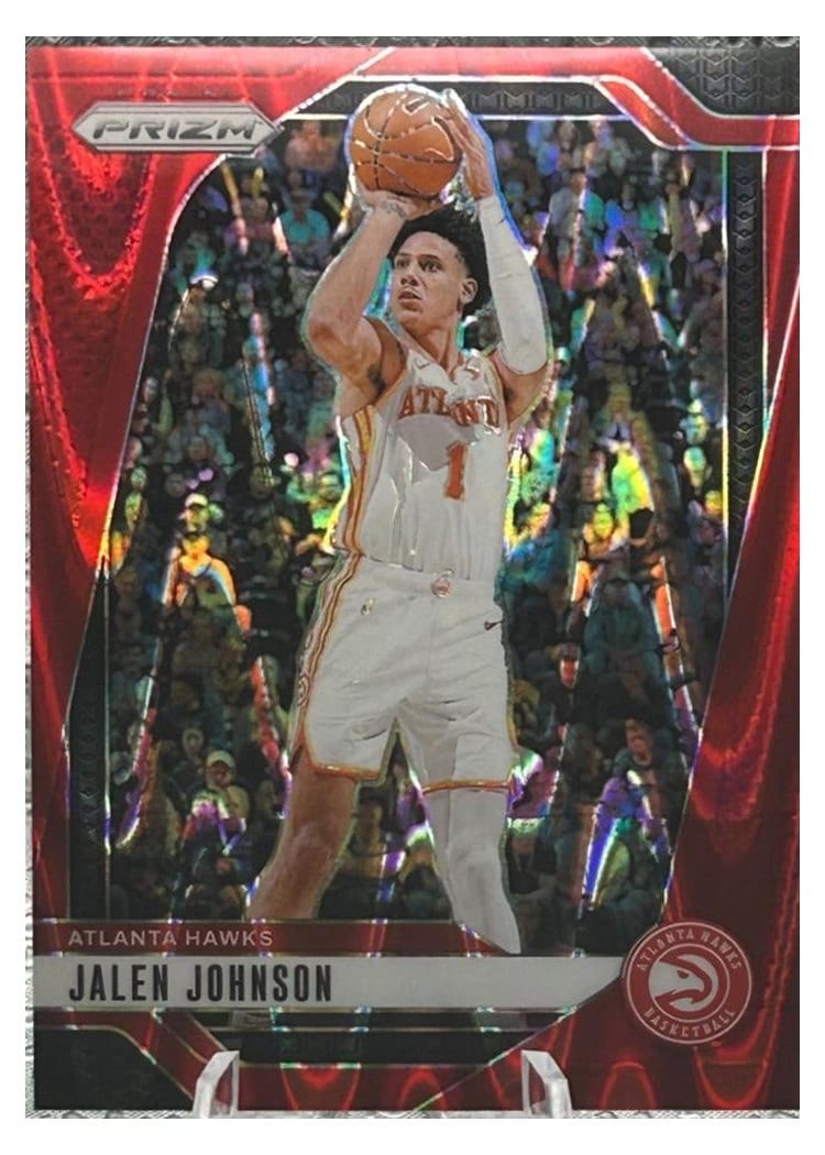 2024-25 Panini Prizm Base Set Jalen Johnson #120 card