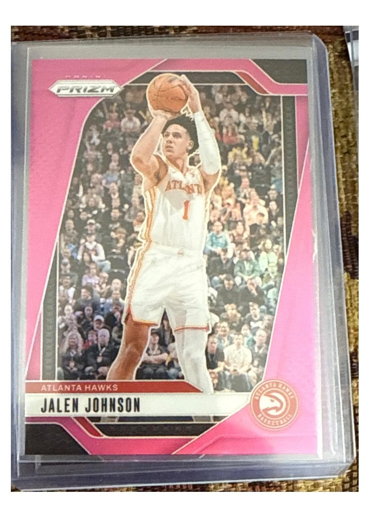 2024-25 Panini Prizm Base Set Jalen Johnson #120 card