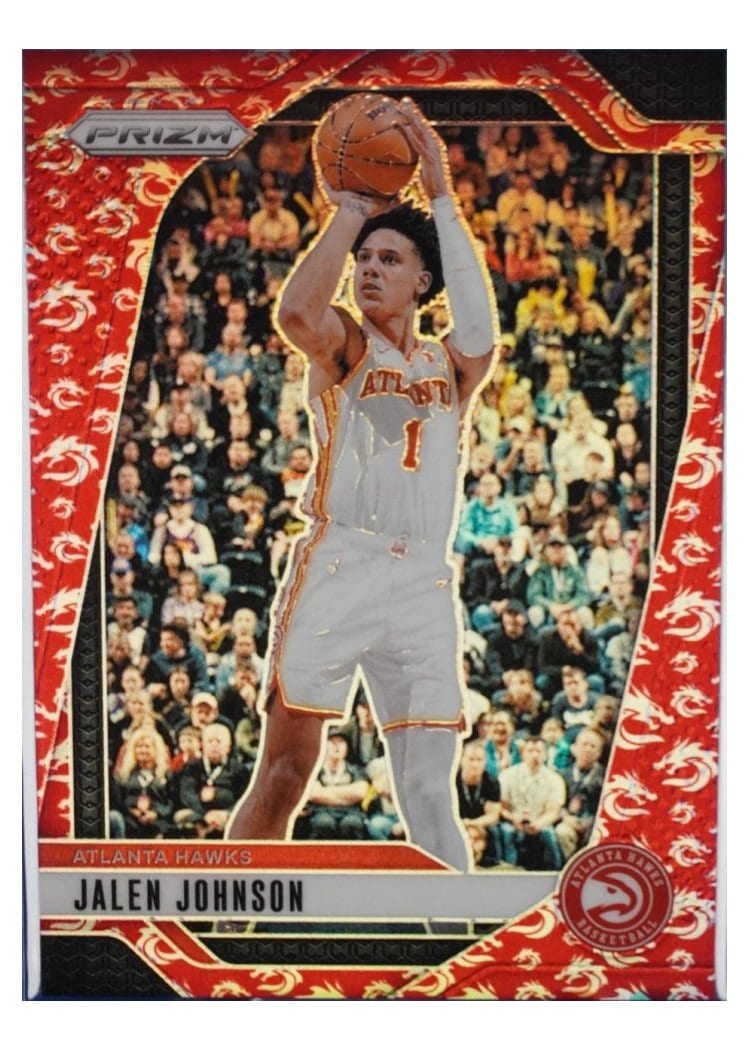 2024-25 Panini Prizm Base Set Jalen Johnson #120 card