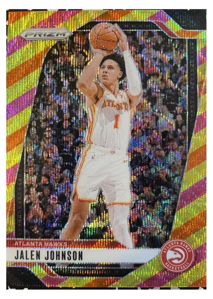 2024-25 Panini Prizm Base Set Jalen Johnson #120 card