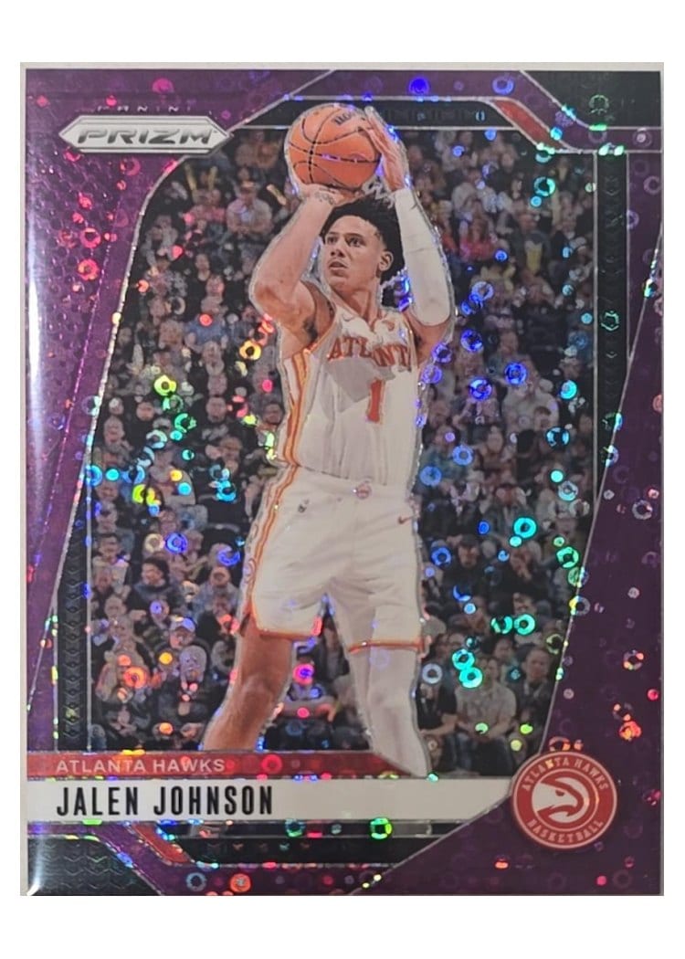 2024-25 Panini Prizm Base Set Jalen Johnson #120 card