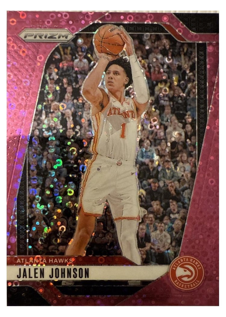 2024-25 Panini Prizm Base Set Jalen Johnson #120 card
