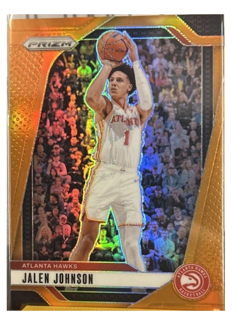 2024-25 Panini Prizm Base Set Jalen Johnson #120 card