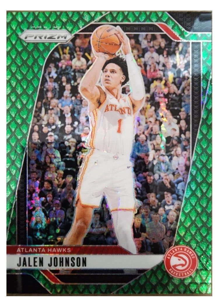 2024-25 Panini Prizm Base Set Jalen Johnson #120 card