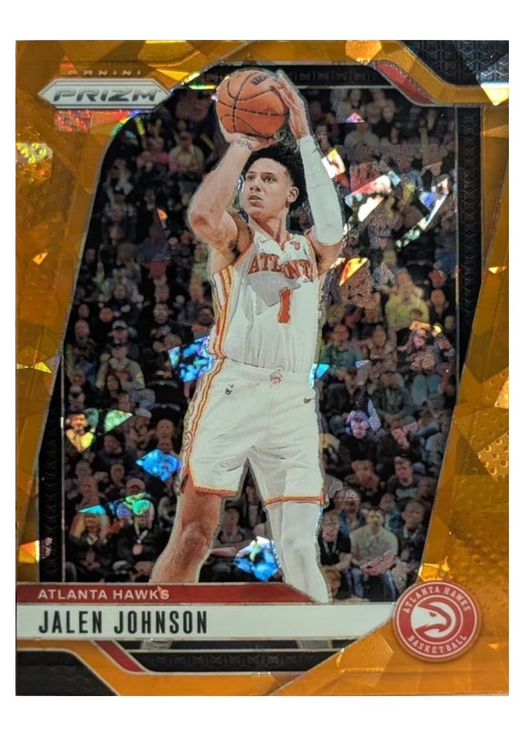 2024-25 Panini Prizm Base Set Jalen Johnson #120 card