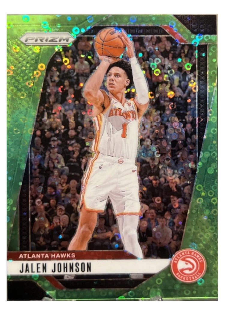 2024-25 Panini Prizm Base Set Jalen Johnson #120 card