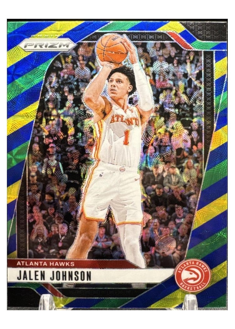 2024-25 Panini Prizm Base Set Jalen Johnson #120 card
