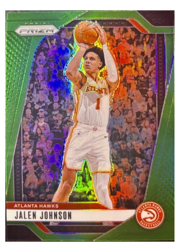 2024-25 Panini Prizm Base Set Jalen Johnson #120 card