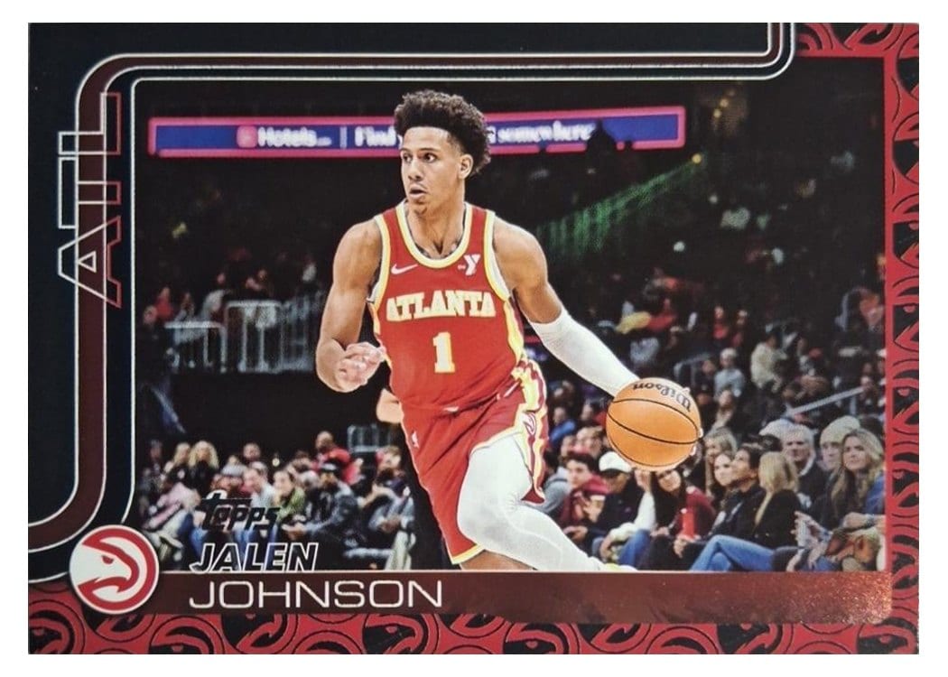 2025-26 Topps Base Set Jalen Johnson #65 card