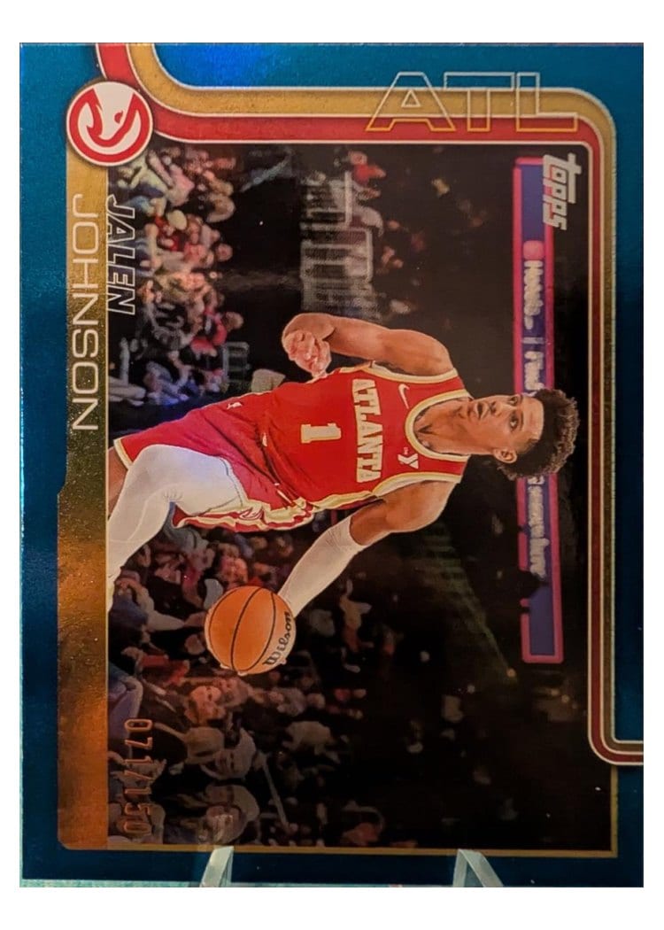 2025-26 Topps Base Set Jalen Johnson #65 card