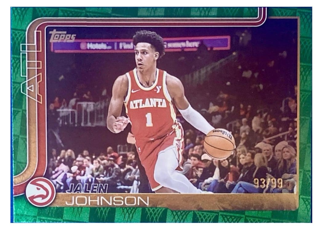2025-26 Topps Base Set Jalen Johnson #65 card