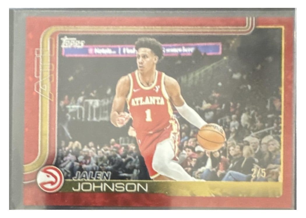 2025-26 Topps Base Set Jalen Johnson #65 card