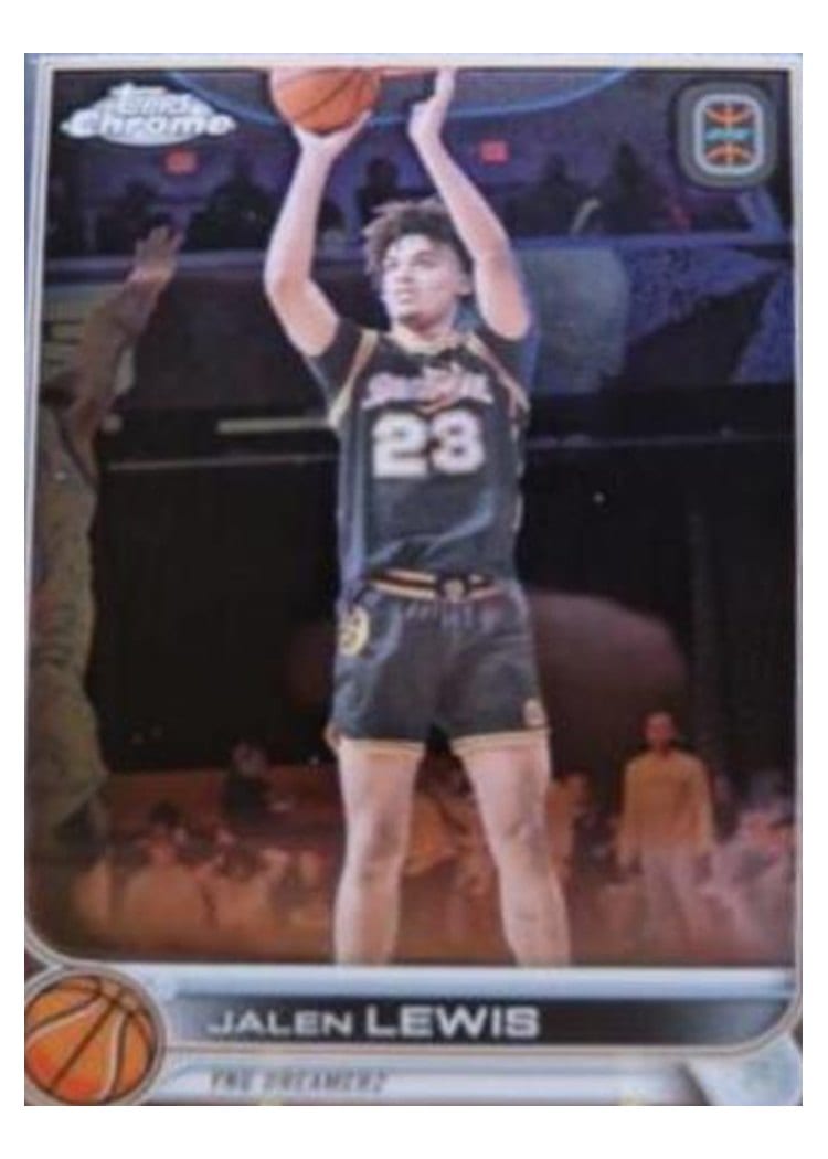 2022-23 Topps Chrome Overtime Elite Base Set Jalen Lewis #2 card