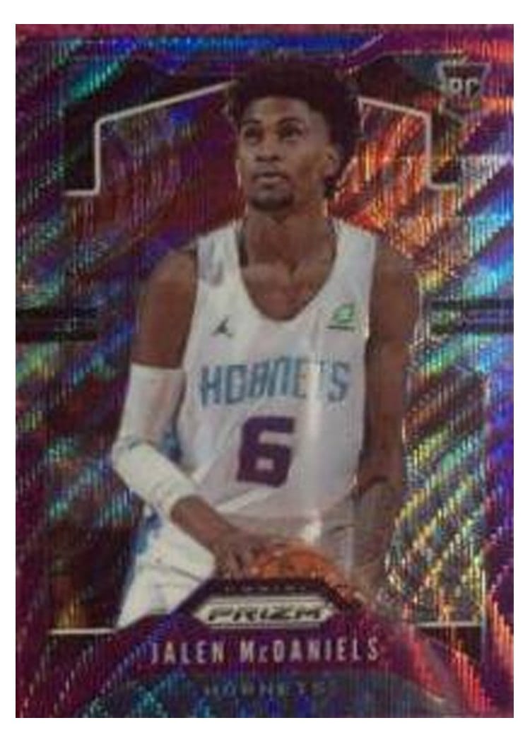 2019-20 Panini Prizm Base Set Jalen McDaniels #297 card