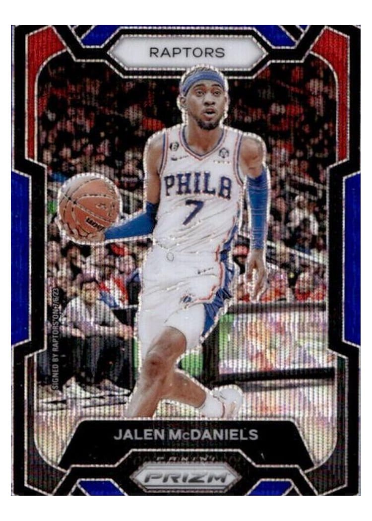 2023-24 Panini Prizm Base Set Jalen McDaniels #291 card