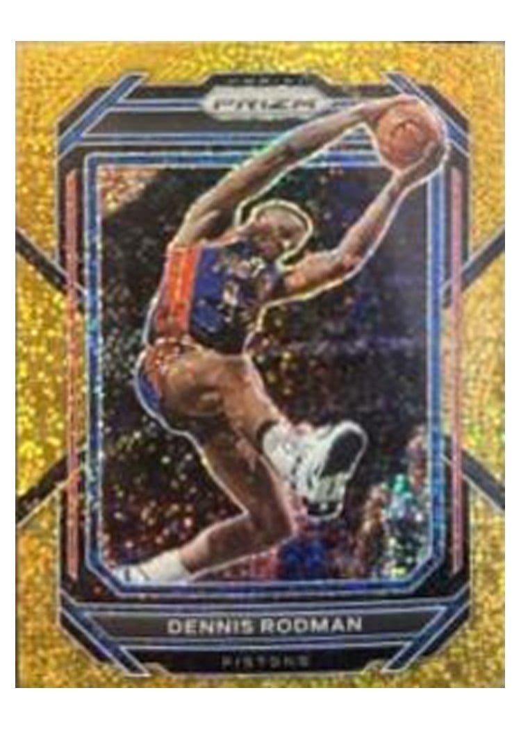 2023-24 Panini Prizm Base Set Jalen McDaniels Gold Sparkle #291 card
