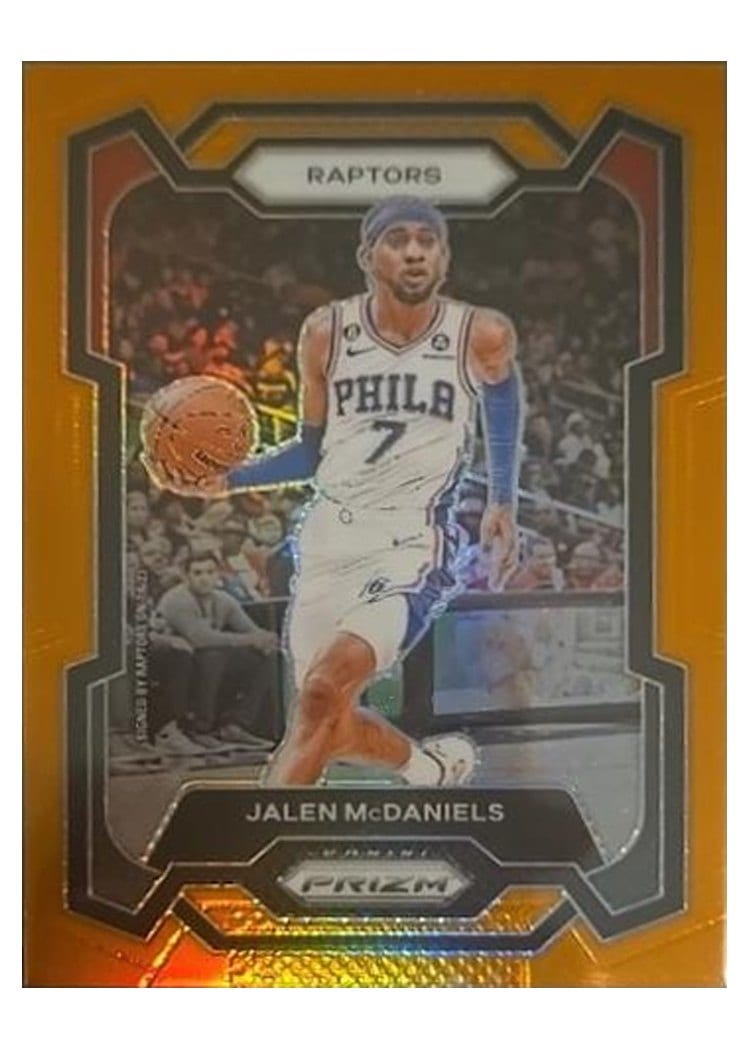 2023-24 Panini Prizm Base Set Jalen McDaniels Orange #291 card