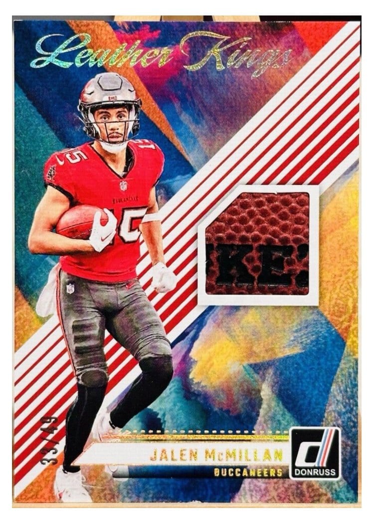 2024 Donruss Leather Kings Jalen McMillan #LK-JMC card