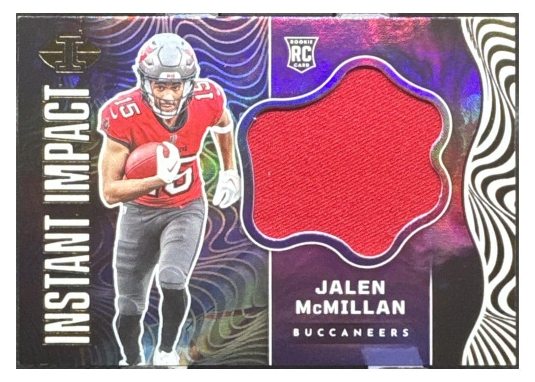 2024 Panini Illusions Instant Impact Relics Jalen McMillan #22 card